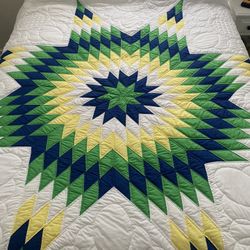 Original handmade star quilt