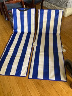 Two outside cushions or covers for $25 for both