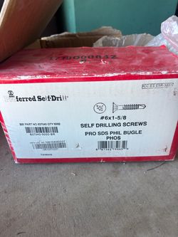 Self tapping screws 1 -5/8