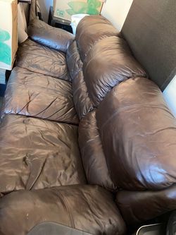 Leather couch