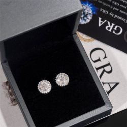 Moissanite earrings brand new