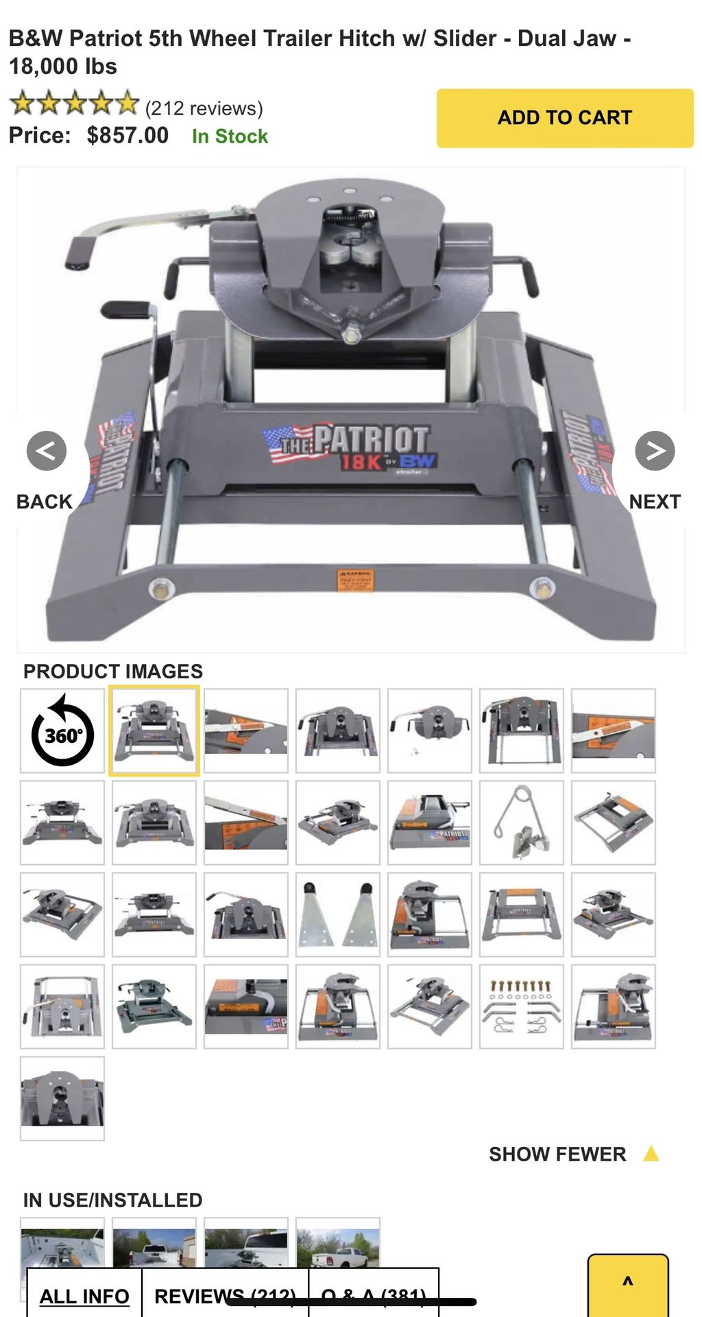 **B&W Manual Slider 5th Wheel Hitch 18k Lbs Tow Capacity for Sale in Brentwood, CA OfferUp