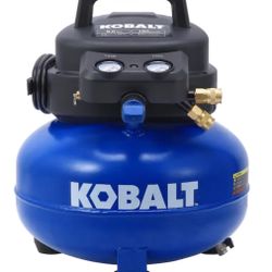 Kobalt 6 Gallon Electric Pancake Air Compressor Portable New In Box