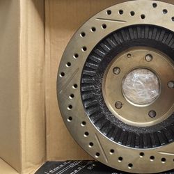 StopTech Drilled and Slotted Brake Rotors for 1993-1995 RX-7 -