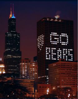 Chicago Bears Skyline 11x14 Original Photo
