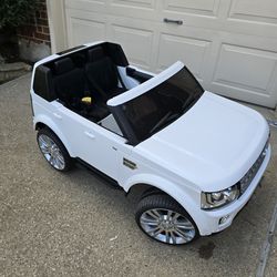 Land Rover 12V Kids Ride On Car Electric Battery Powered Ride On Car with Lights and Sounds