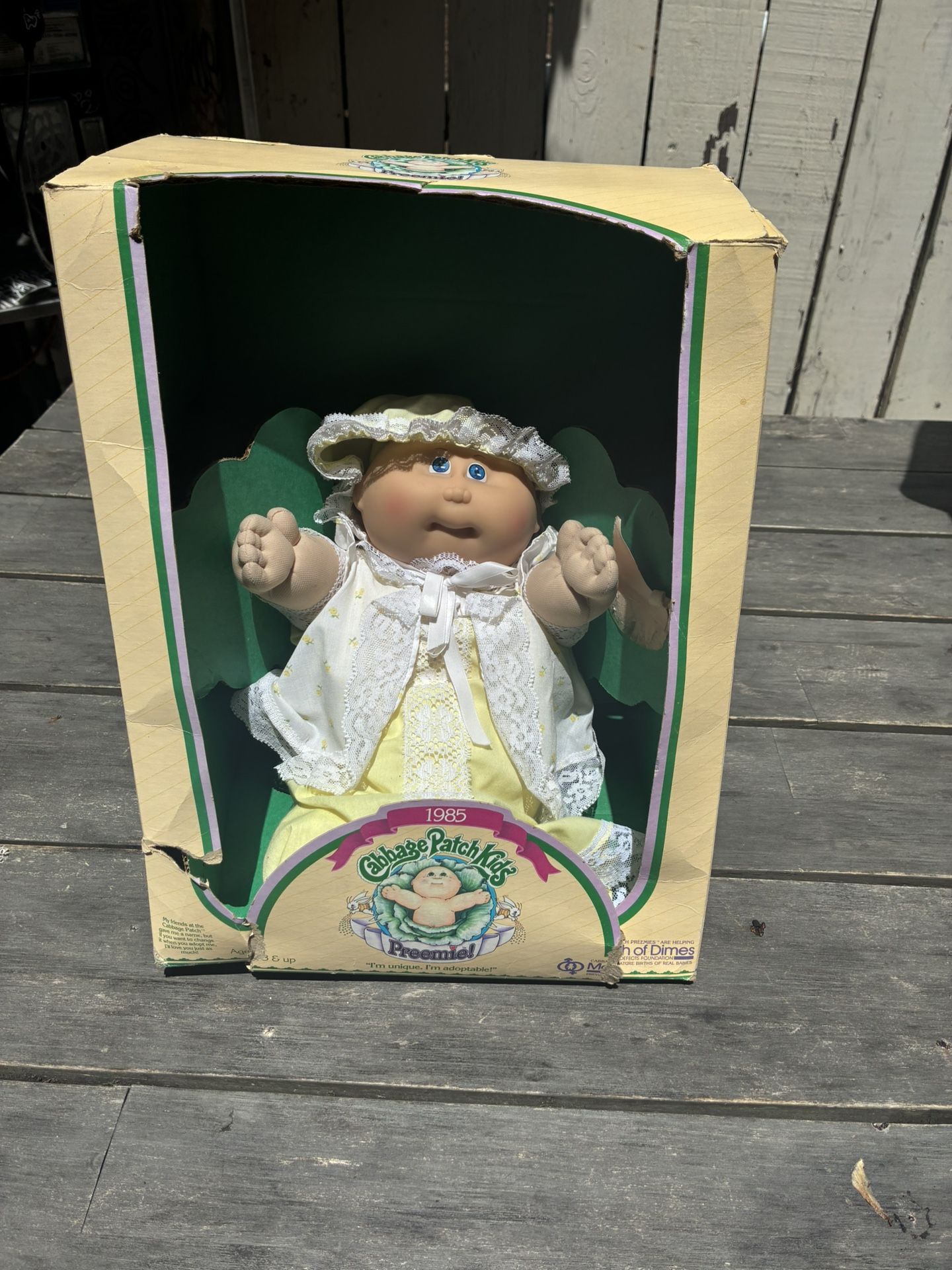 1985 Cabbage Patch “preemie” March Of Dimes Edition