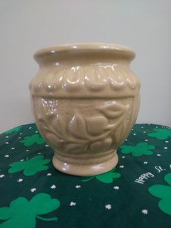 Beige Ceramic Pot