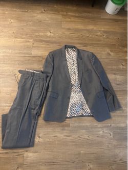 Vintage Ted Baker London Modern Fit Gray Suit – 34L – Two-Piece