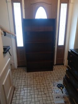 Six Shelf Bookcase/ 32 X 8 X 61 Inches 