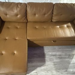 sectional sleeper sofa (LIKE NEW)