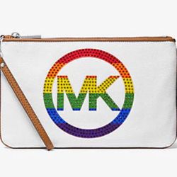 New Michael Kors Pouch w/Wristlet New 