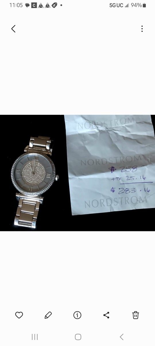 MICHAEL KORS Watch Womens w/ Receipt!