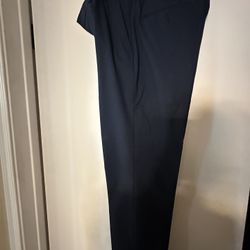 Mens Dress Slacks Navy Blu