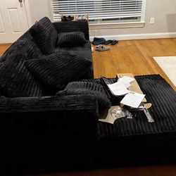 NEW in box！Large No-Assembly Cloud Sofa, Plush Compressed Comfort Couch