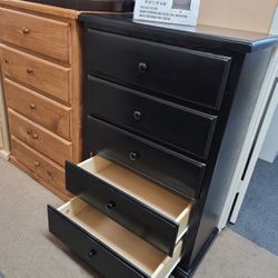 5 Drawer Pinewood Dresser ( White Color For $269)