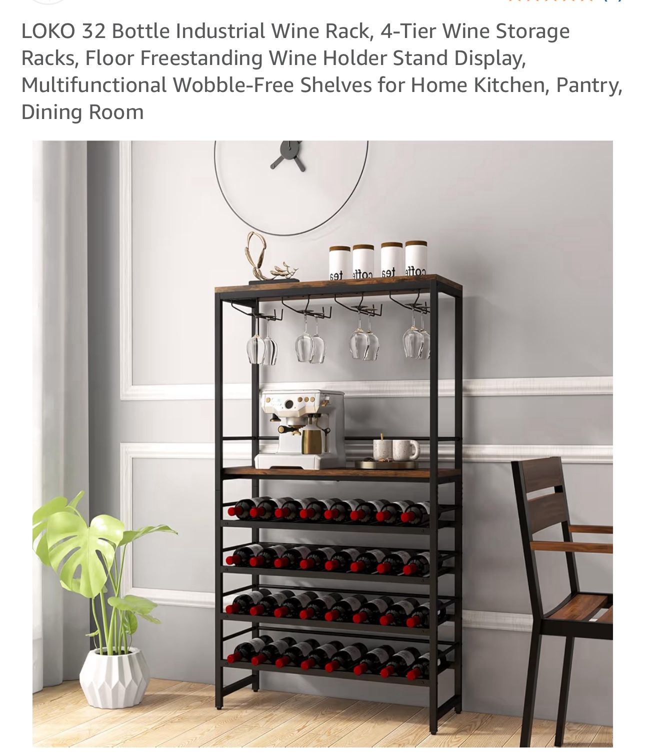 32 Bottles Wine Rack