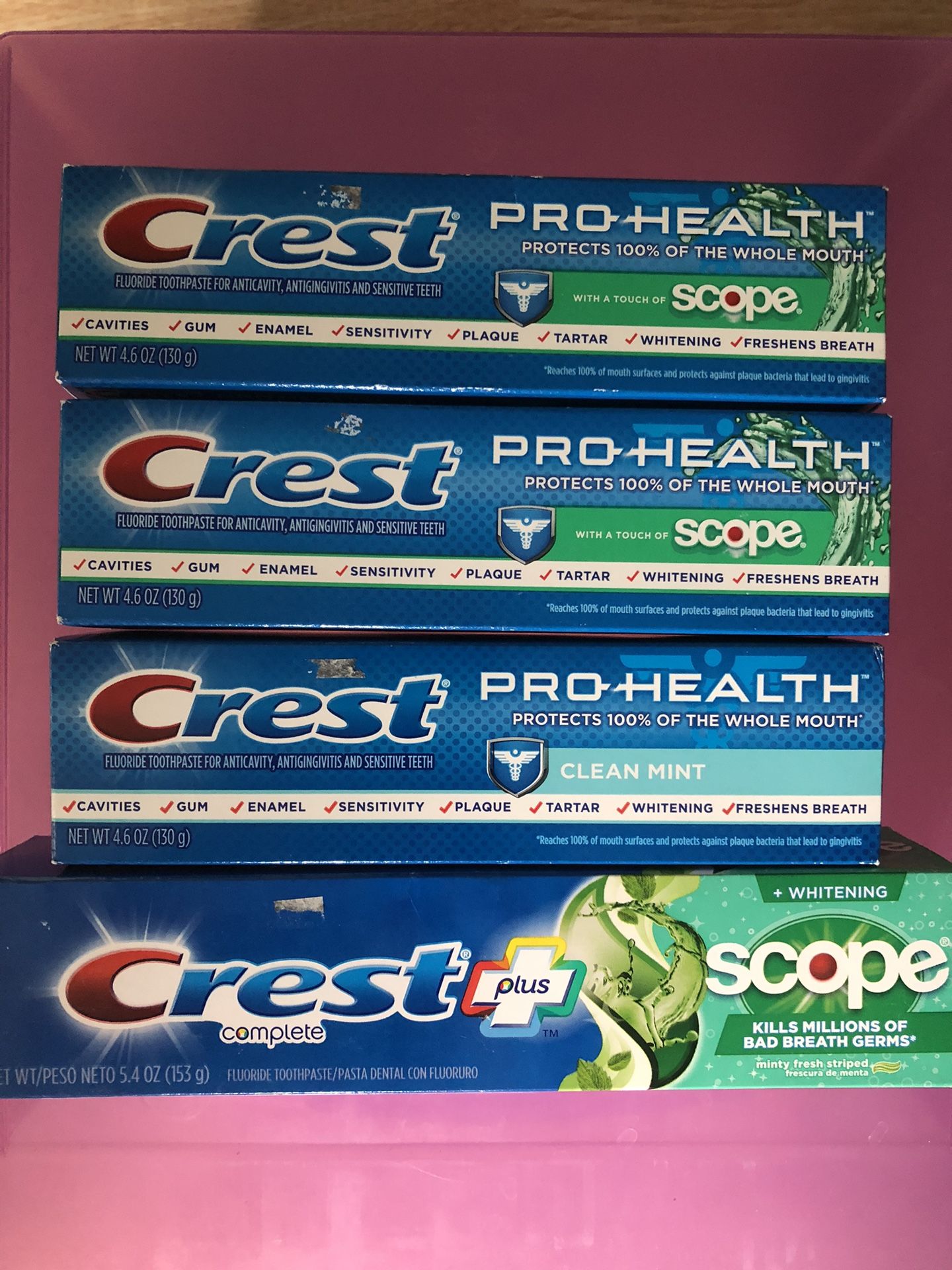 Four Toothpaste
