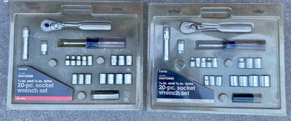 Craftsman socket sets, vintage