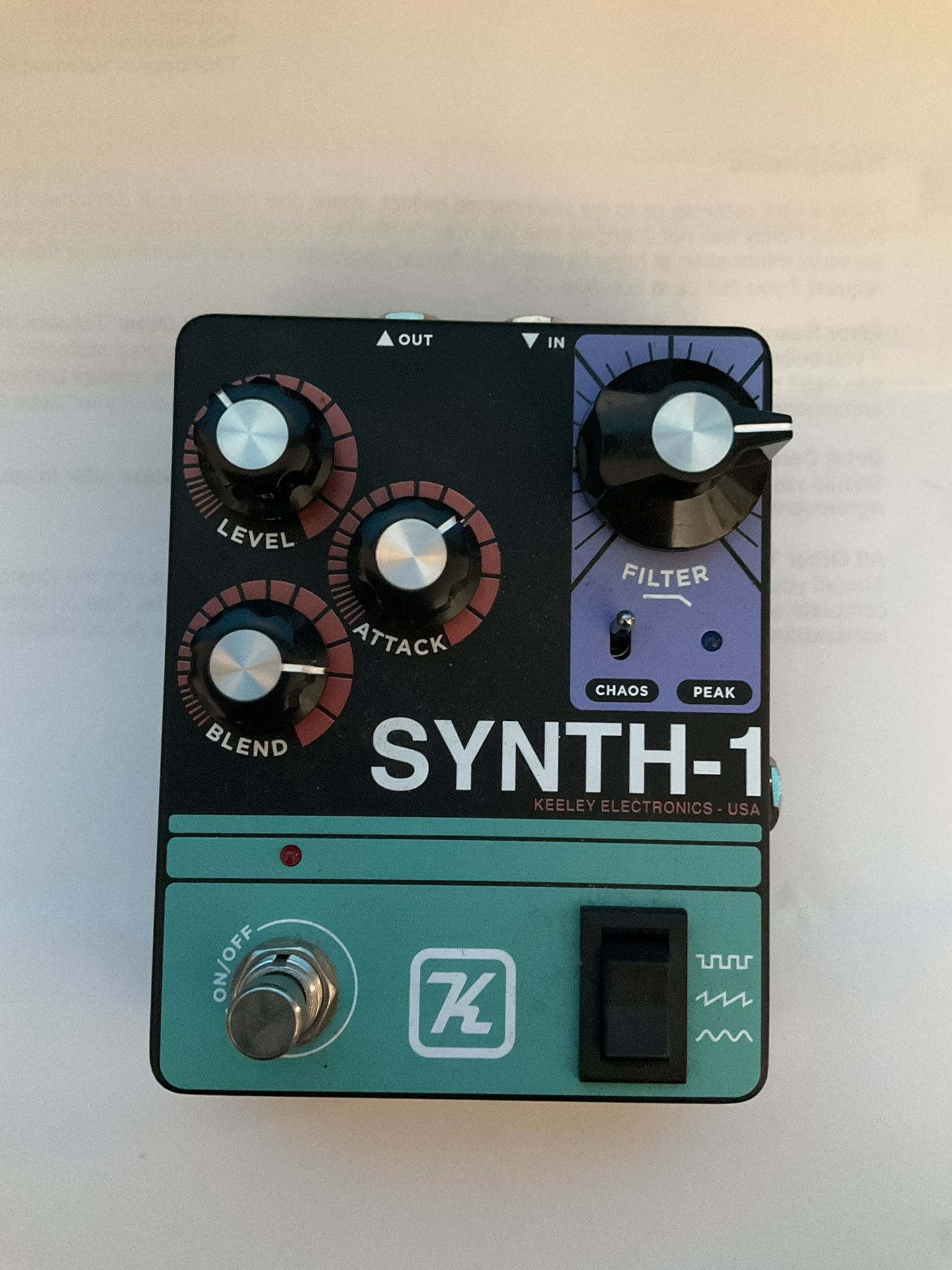 Keeley Synth-1 Guitar/Bass Pedal for Sale in San Diego, CA - OfferUp