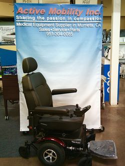 Vision Super Merits Power chair (Red)