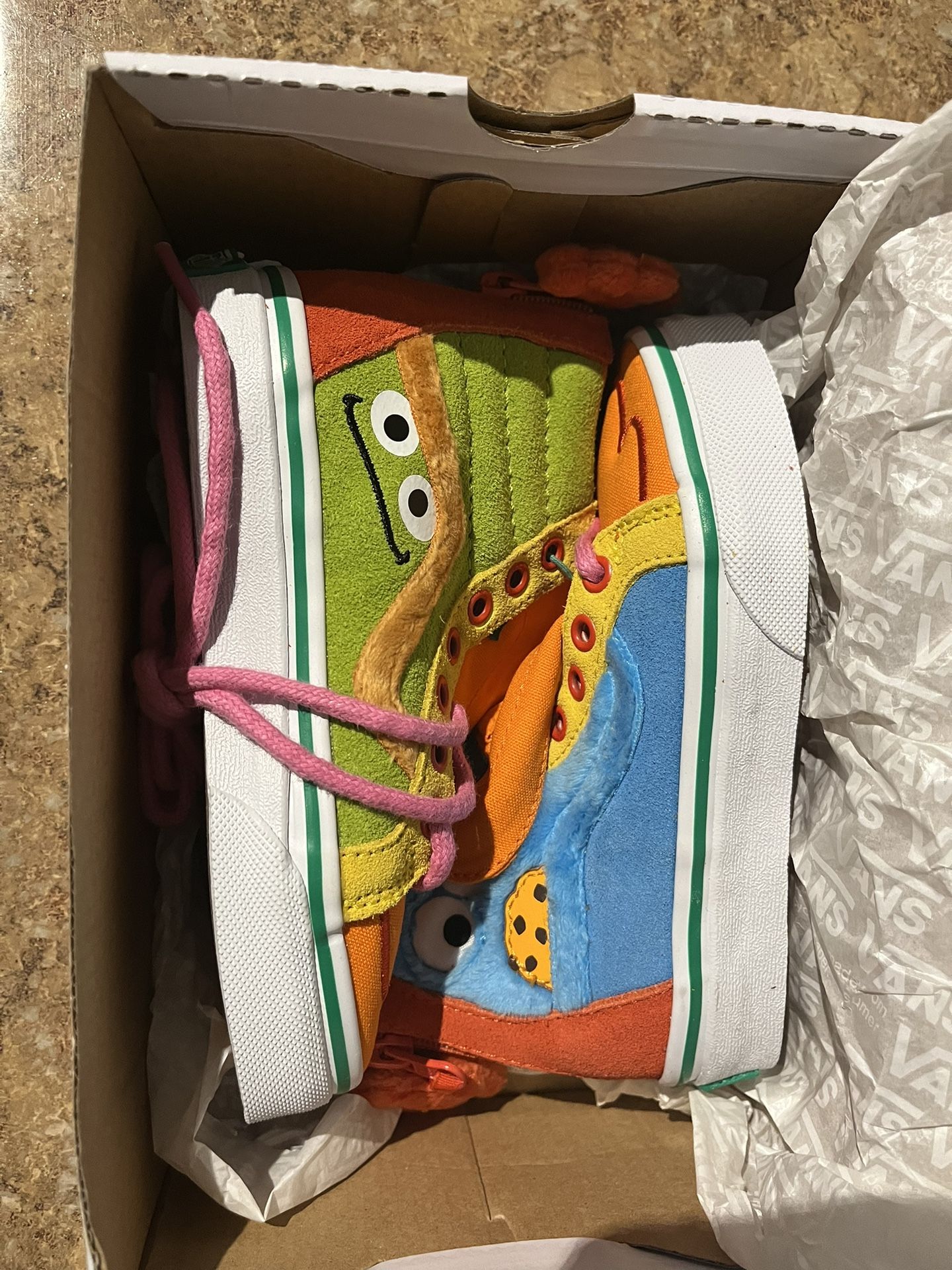 Kids Cookie Monster Vans