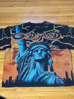 GODSPEED VOLTAGE TEE BLACK/ORANGE