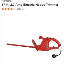 Homelite - Electric Chain Saw and Hedge Clipper 