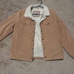 Levi’s Men’s Corduroy Sherpa Linen Jacket (Size M)