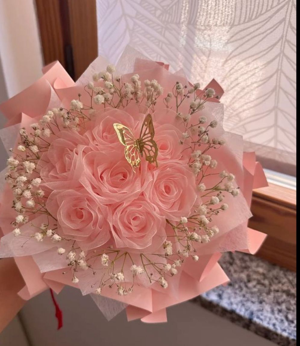 White And Pink Bouquet 💐