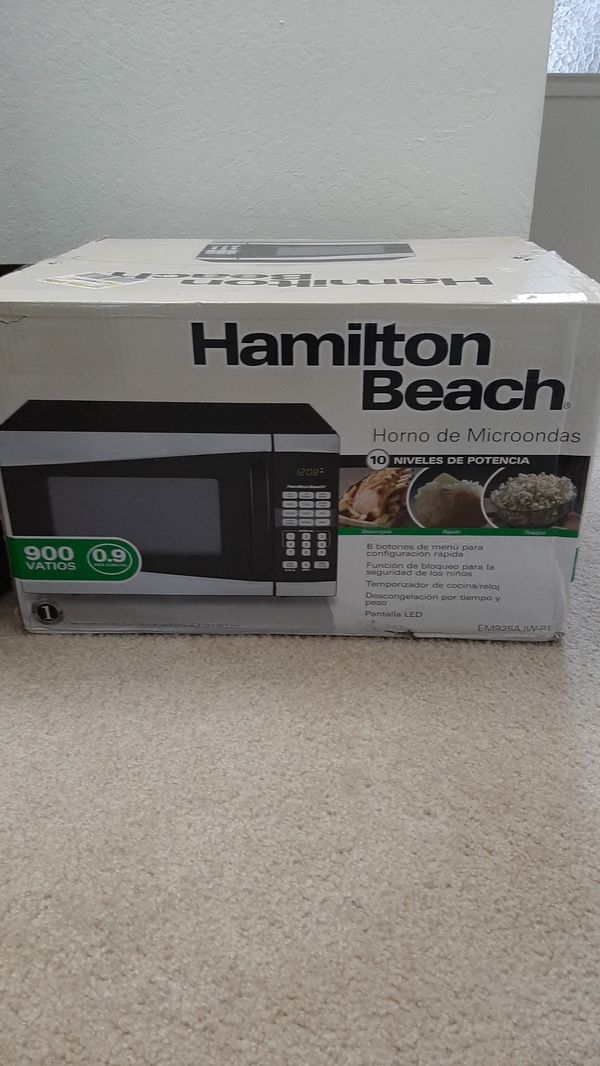 Hamilton Beach Microwave 900 Watt Manual