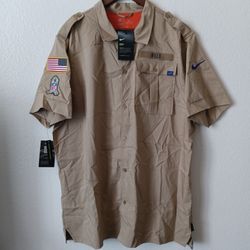 Size XL Buffalo Bills Nike Men's NFL Sideline Button Up Shirt