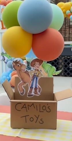 Toy Story centerpieces Toy Story kids boxes Toy Story custom candy boxes
