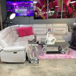 Beautiful Furniture Sofa Sectional 3 Power Recliners On Sale Now For $1999