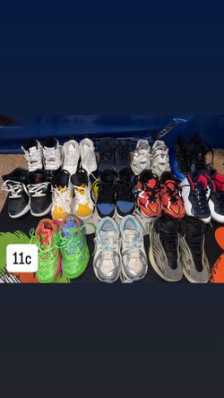Toddler shoes lot, Nikes, Jordan, new balance