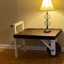 Cart Side Table 30x20