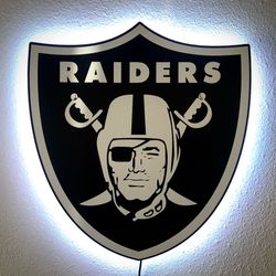 Raiders LED Sign Man Cave 