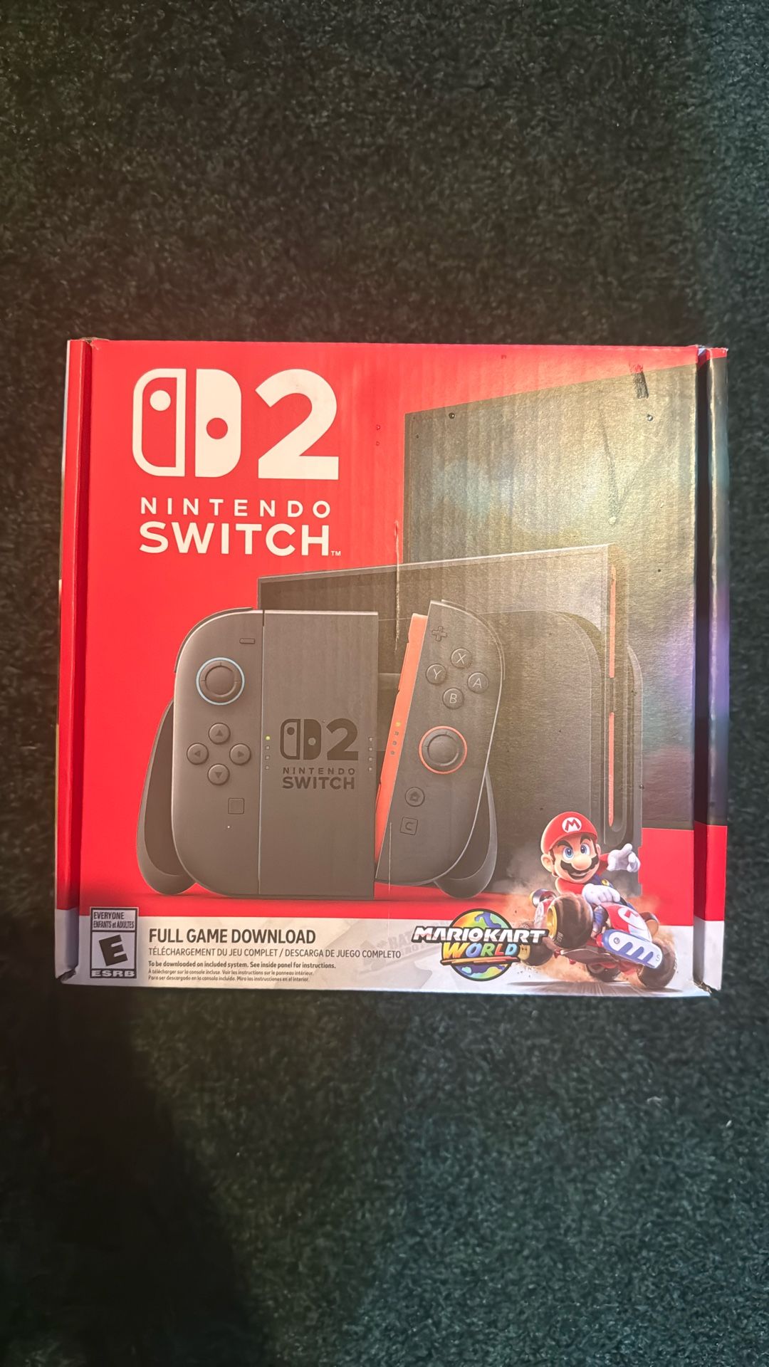 Nintendo Switch 2 Console Mario Kart World Bundle