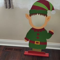 Elf Cutout For Pictures At Parties 