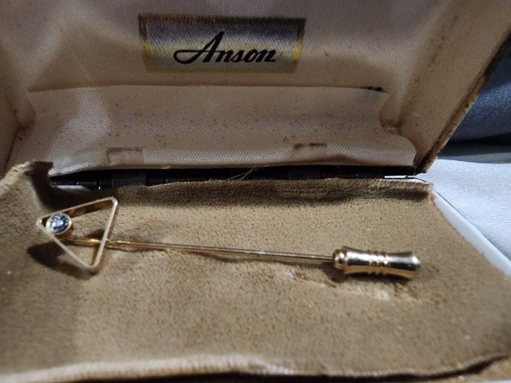 Mens Antique Tie Clip