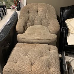 Chair And Ottoman 