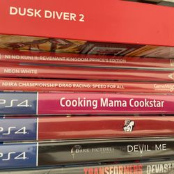 New Factory Sealed and Used Nintendo Switch, PlayStation 4 PS4, and Xbox One Games