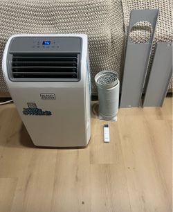 Black +Decker smart Portable AC 10,200-14,000 BTU