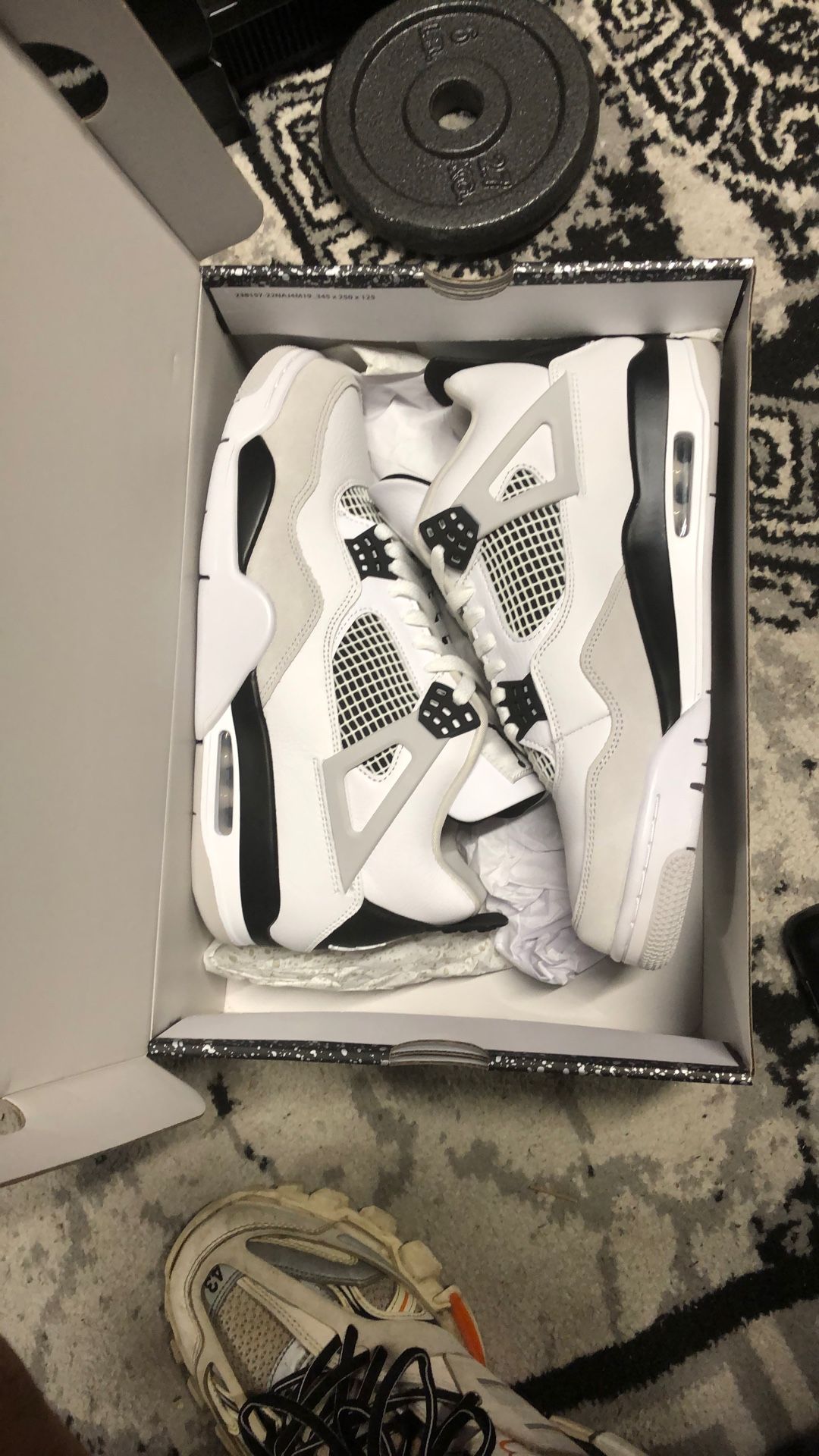 Jordan 4 Military Black Size 11 Deadstock