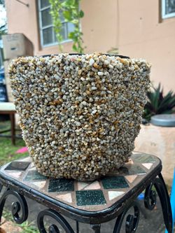 Pebble Stone Mosaic Planter Pot