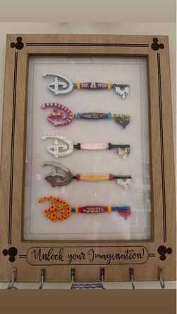 Disney Collectible Key Display Shadow Box