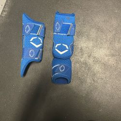 Evosheild Double Strap Elbow Guard And Righty Leg Guard
