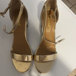 Elegant Gold Shoes 