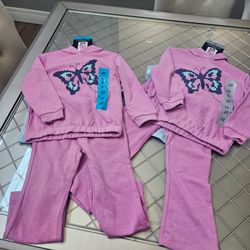 Andy & Evan toddler girls 3 piece set