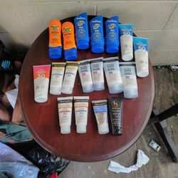 18 Never Opened Sun Screen By 